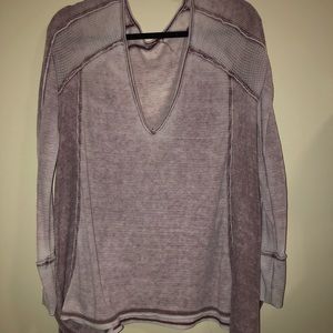 purple free people long sleeve